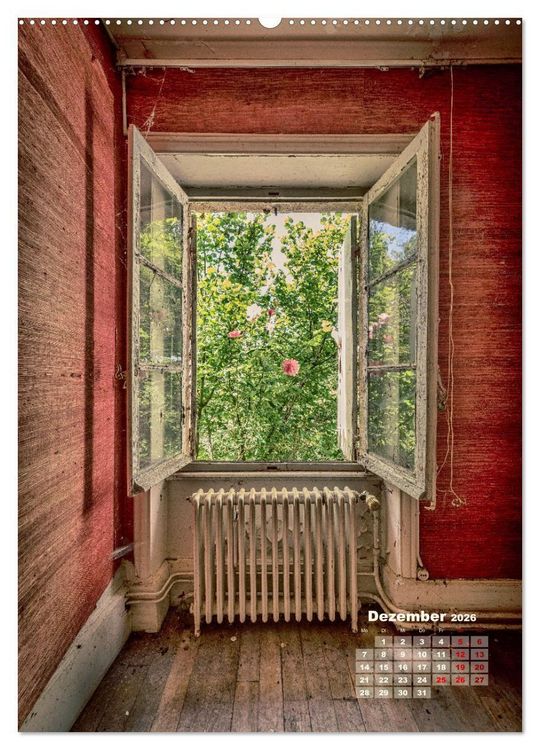 Produktbild: Lost Places - morbide Sch&ouml;nheiten (hochwertiger Premium Wandkalender 2026 DIN A2 hoch), Kunstdruck in Hochglanz