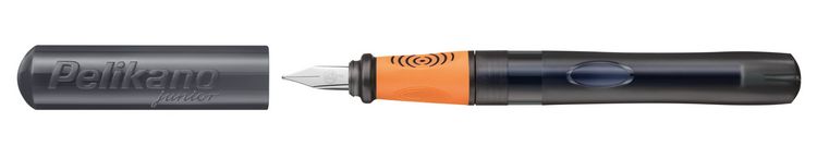 Produktbild: Pelikan F&uuml;ller Pelikano&reg; Junior Schreiblernf&uuml;ller, f&uuml;r Rechtsh&auml;nder, Anthrazit, Feder A