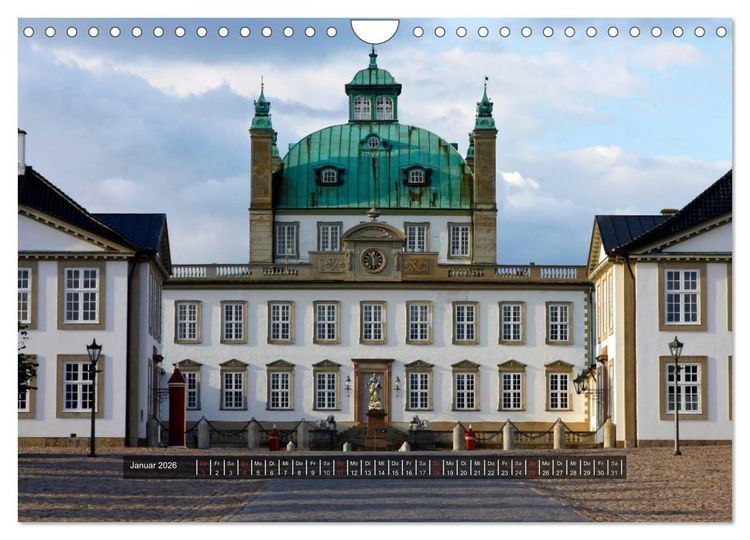Produktbild: Schl&ouml;sser und Burgen in D&auml;nemark 2026 (Wandkalender 2026 DIN A4 quer), CALVENDO Monatskalender