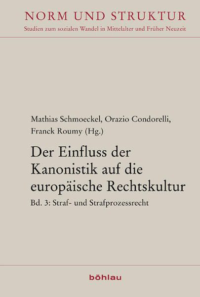 Produktbild: Der Einfluss der Kanonistik auf die europ&auml;ische Rechtskultur
