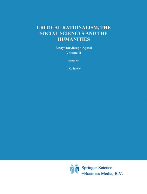 Produktbild: Critical Rationalism, the Social Sciences and the Humanities