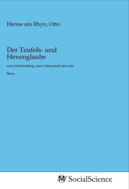 Produktbild: Der Teufels- und Hexenglaube