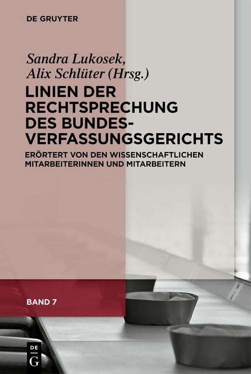 Produktbild: Linien der Rechtsprechung des Bundesverfassungsgerichts