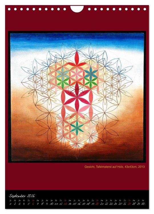 Produktbild: Die heilige Blume des Lebens - Mandalas von Istvan Seidel (Wandkalender 2026 DIN A4 hoch), CALVENDO Monatskalender