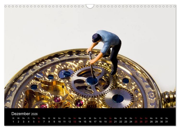 Produktbild: UHR Menschen (Wandkalender 2026 DIN A3 quer), CALVENDO Monatskalender