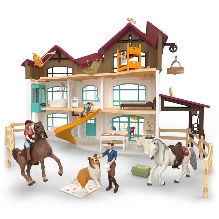Produktbild: schleich&reg; 42785 Lakeside Villa & Paddock, Reiterhof