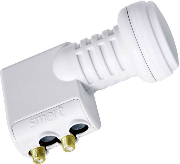 Produktbild: Smart Titanium Universal TT Twin-LNB Teilnehmer-Anzahl: 2 Feedaufnahme: 40mm Hellgrau