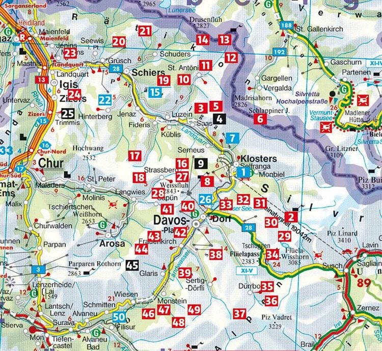 Produktbild: ROTHER Wanderf&uuml;hrer Davos - Pr&auml;ttigau