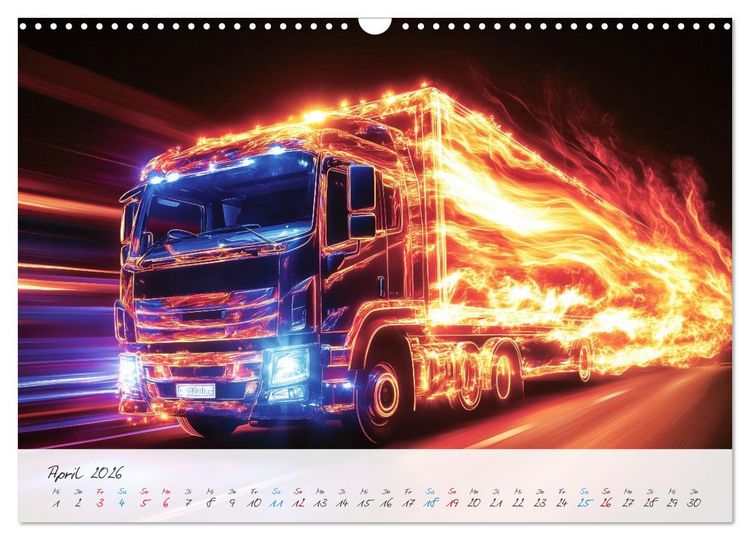 Produktbild: Giganten der Stra&szlig;e (Wandkalender 2026 DIN A3 quer), CALVENDO Monatskalender