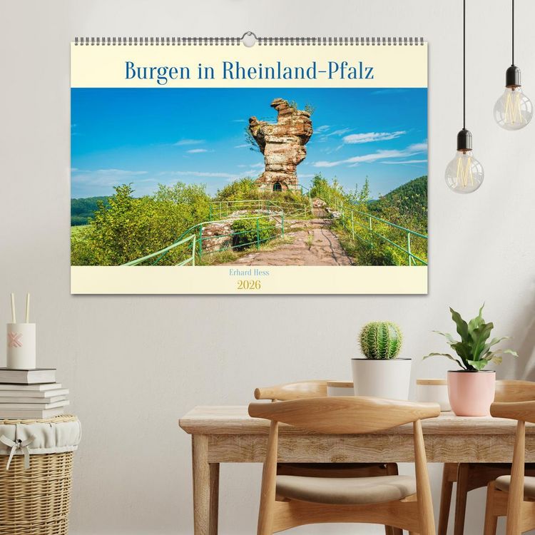 Produktbild: Burgen in Rheinland-Pfalz (Wandkalender 2026 DIN A2 quer), CALVENDO Monatskalender