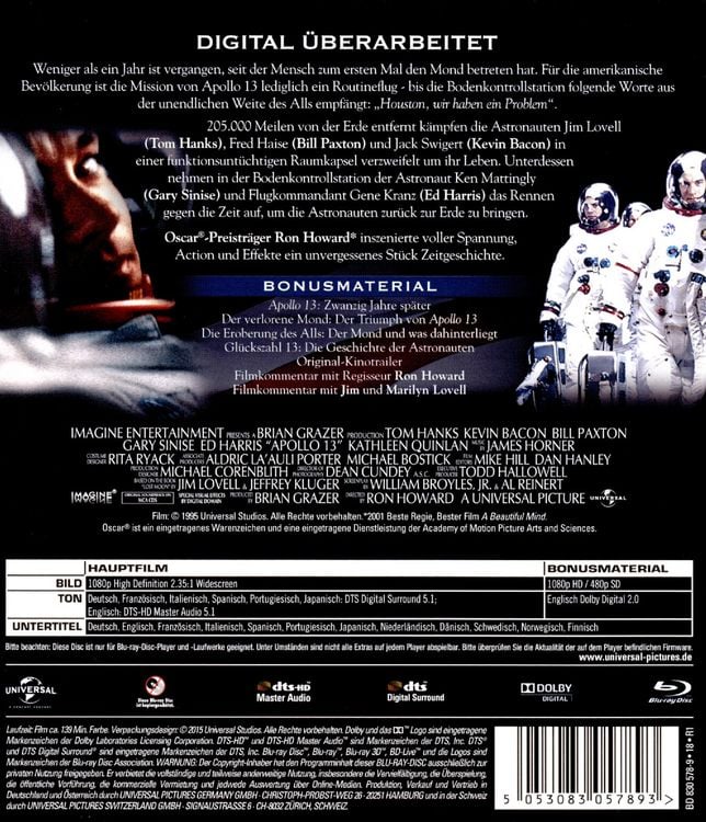Produktbild: Apollo 13 - 20th Anniversary