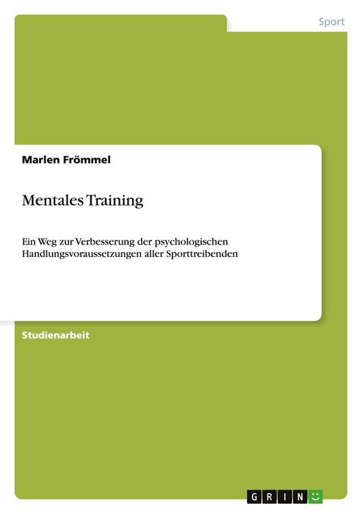 Produktbild: Mentales Training