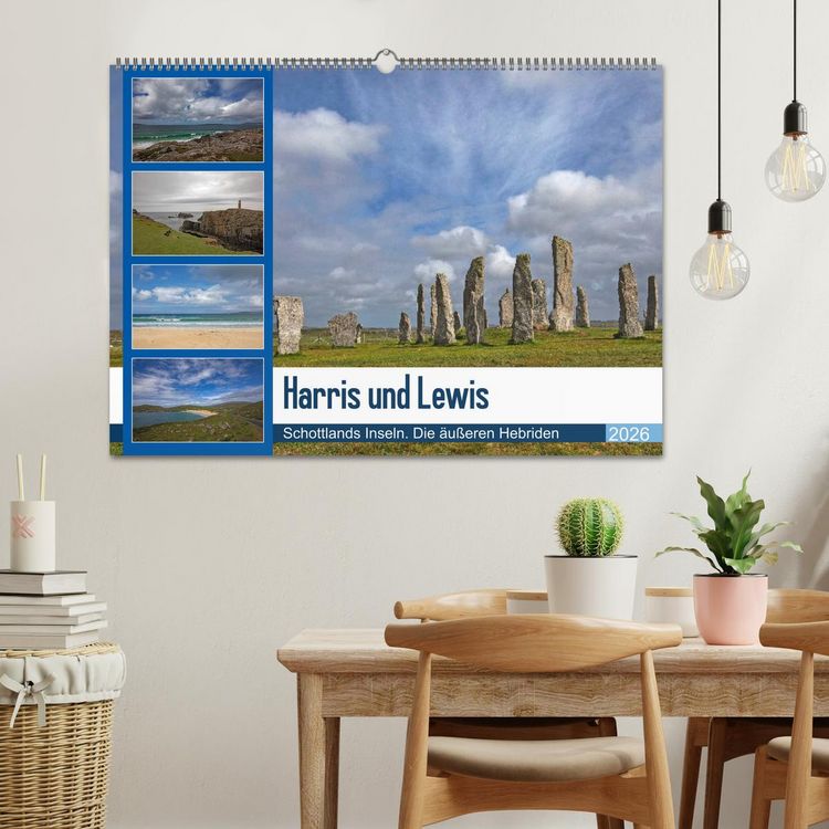 Produktbild: Harris und Lewis - Schottlands Inseln. Die &auml;u&szlig;eren Hebriden (Wandkalender 2026 DIN A2 quer), CALVENDO Monatskalender
