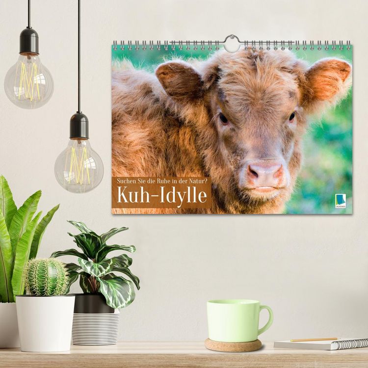 Produktbild: Kuh-Idylle: Suchen Sie die Ruhe in der Natur? (Wandkalender 2026 DIN A4 quer), CALVENDO Monatskalender