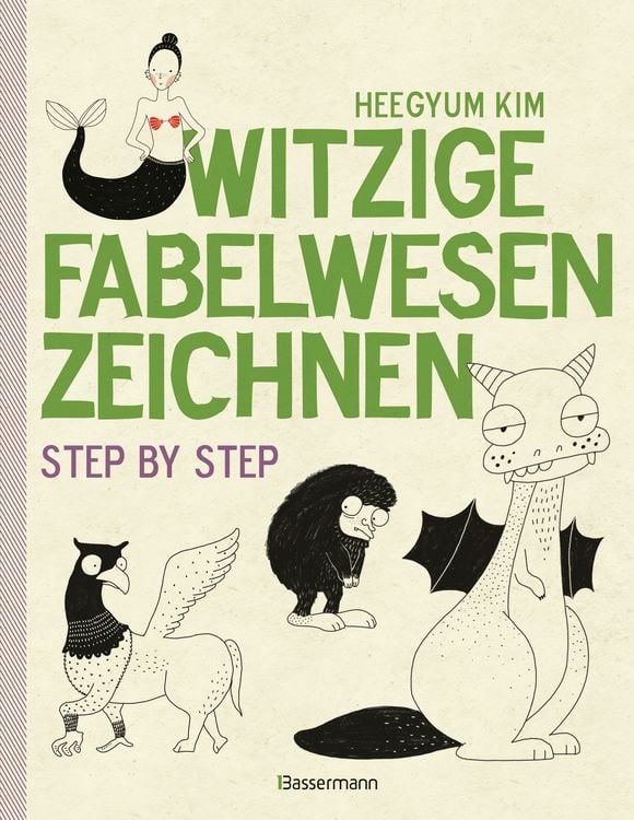 Produktbild: Witzige Fabelwesen zeichnen. Von Alraune bis Zombie, von Drache bis Einhorn - mit vielen individuellen Varianten - f&uuml;r Comic-, Cartoon- und Handlettering-Fans