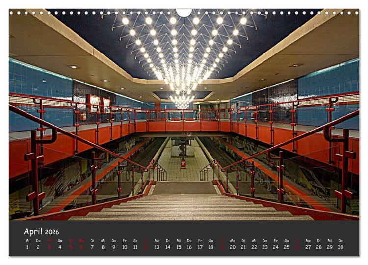 Produktbild: U-Bahn-Stationen des Westens (Wandkalender 2026 DIN A3 quer), CALVENDO Monatskalender