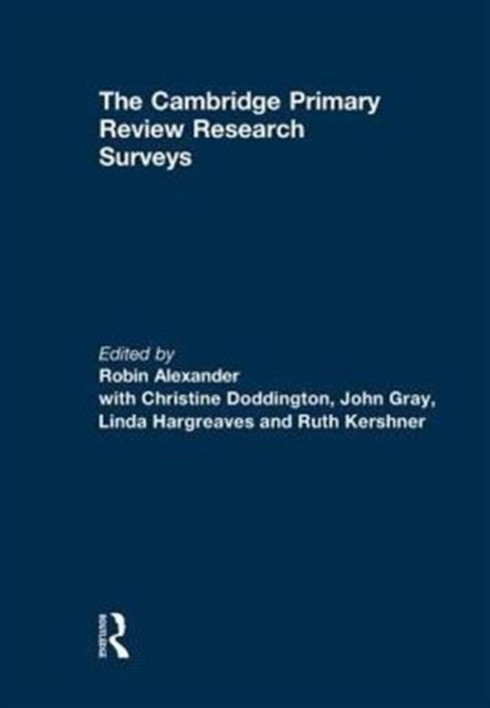 Produktbild: The Cambridge Primary Review Research Surveys
