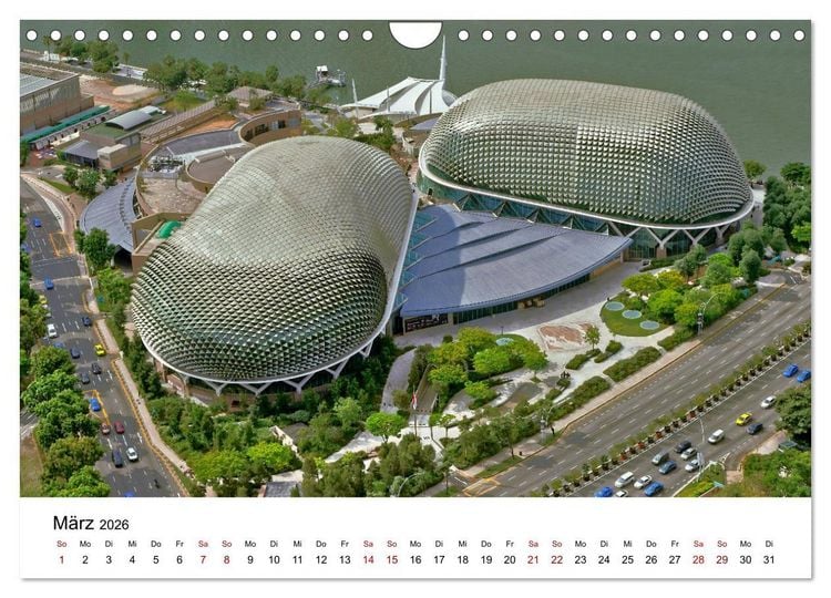 Produktbild: Singapur - Perle S&uuml;dostasiens (Wandkalender 2026 DIN A4 quer), CALVENDO Monatskalender
