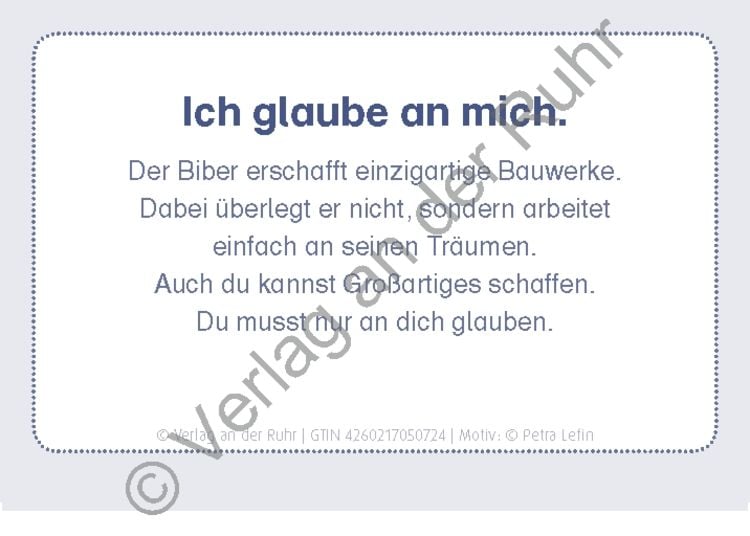 Produktbild: Stark wie ein Gorilla, mutig wie eine Löwin – Affirmationskärtchen für Kinder