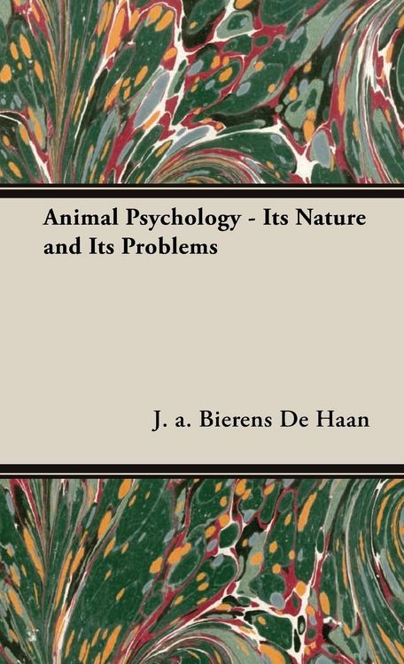 Produktbild: Animal Psychology - Its Nature and Its Problems