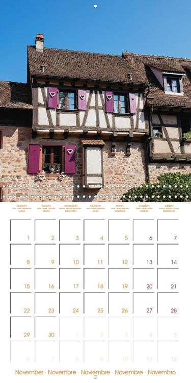 Produktbild: Wojciech, G: France Alsace - Charming Wine Region (Wall Cale