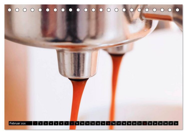 Produktbild: Espressozeit (Tischkalender 2026 DIN A5 quer), CALVENDO Monatskalender