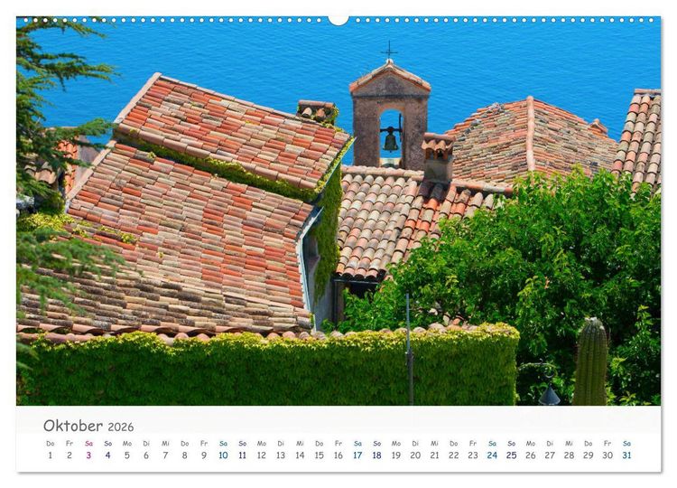 Produktbild: Provence-Alpes-C&ocirc;te d&rsquo;Azur (hochwertiger Premium Wandkalender 2026 DIN A2 quer), Kunstdruck in Hochglanz