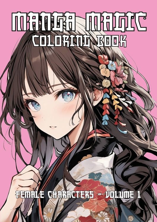 Produktbild: MAGIC MANGA Coloring Book - 50 unique coloring pages