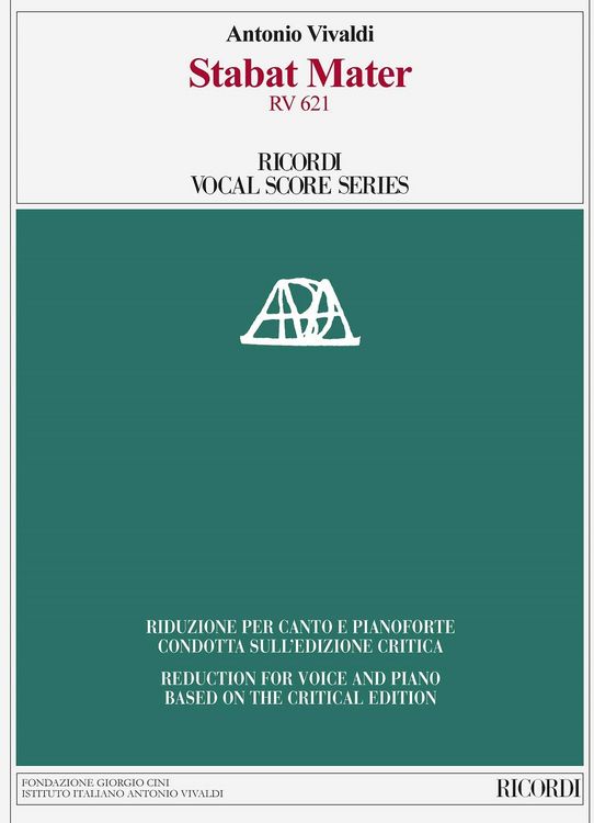 Produktbild: Stabat Mater RV 621 Vocal Score Based on the Critical Edition