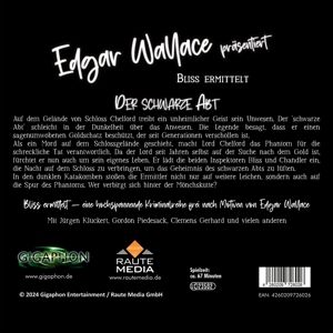 Produktbild: Edgar Wallace - Bliss ermittelt - "Der schwarze Abt",1 Audio-CD