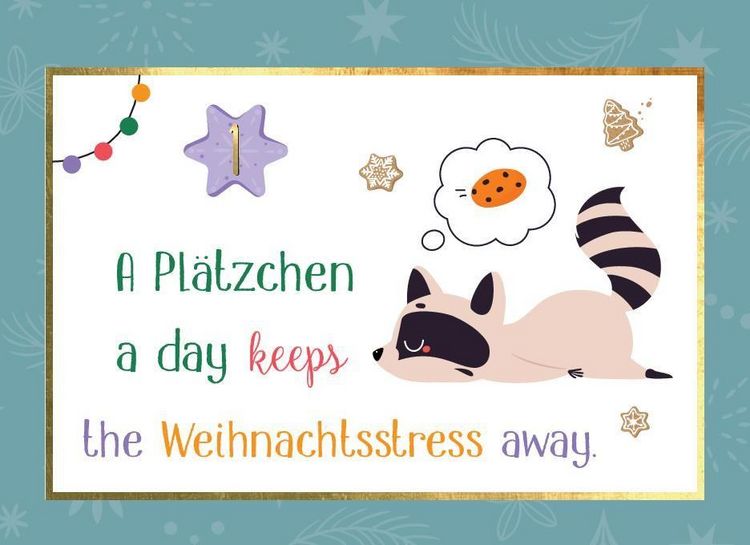 Produktbild: I feel betta with Lametta I 24 Gute-Laune-Spr&uuml;che f&uuml;r die Adventszeit