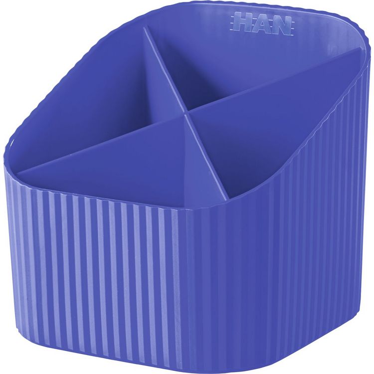 Produktbild: HAN Stiftek&ouml;cher Re-X-LOOP 4 F&auml;cher blau