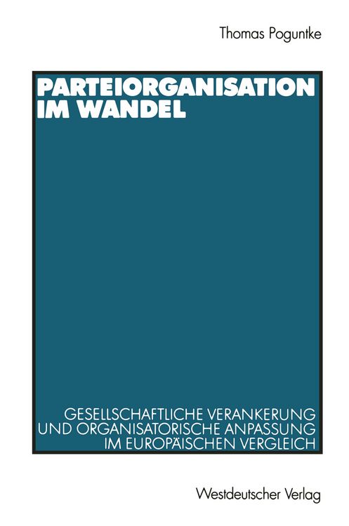 Produktbild: Parteiorganisation im Wandel