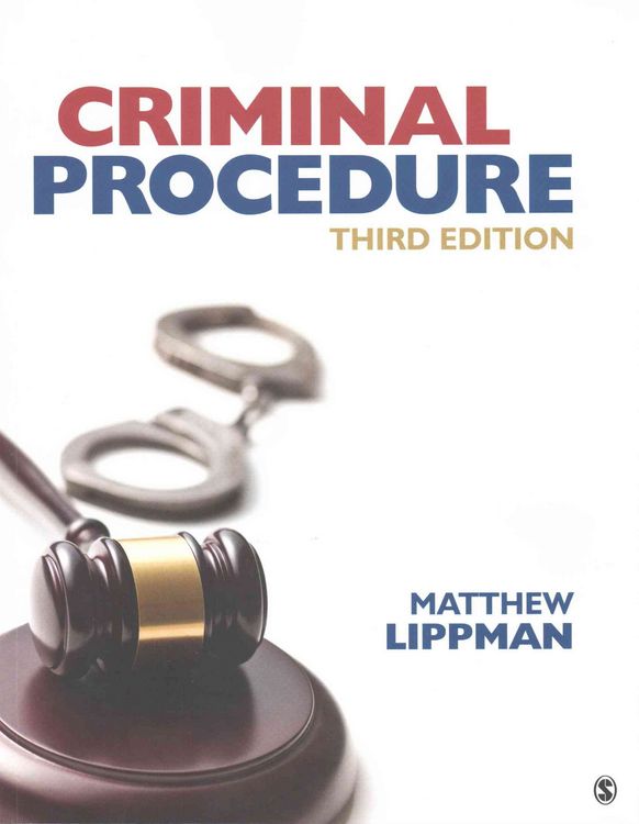 Produktbild: Lippman, M: Criminal Procedure