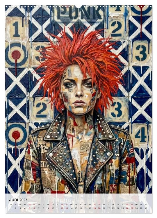 Produktbild: Punk 76 (hochwertiger Premium Wandkalender 2027 DIN A2 hoch), Kunstdruck in Hochglanz