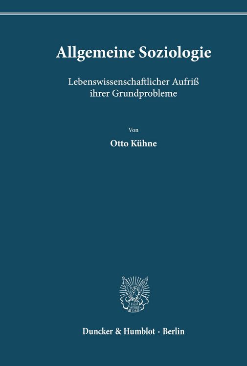 Produktbild: Allgemeine Soziologie.