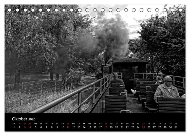 Produktbild: Ein Jahr mit der Schmalspurbahn aus Zittau (Tischkalender 2026 DIN A5 quer), CALVENDO Monatskalender