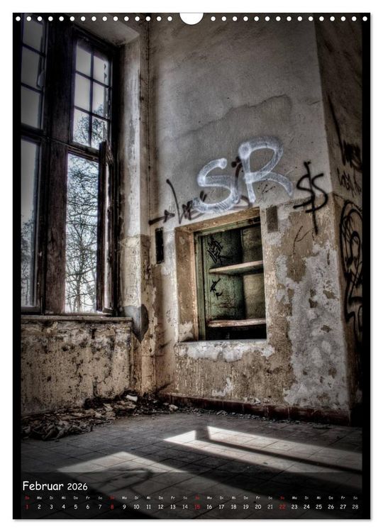 Produktbild: Lost Places II, Vergessene Orte (Wandkalender 2026 DIN A3 hoch), CALVENDO Monatskalender