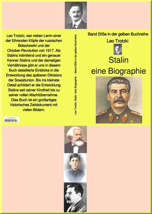 Produktbild: Leo Trotzki: Stalin eine Biographie - Band 205e in der gelben Buchreihe - bei J&uuml;rgen Ruszkowski