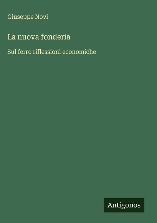 Produktbild: La nuova fonderia