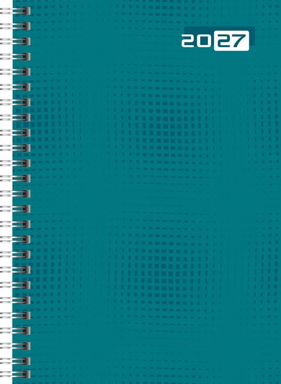 Produktbild: rido/id&eacute; 7021007047 Buchkalender Mod. futura 2 2027 A5, Papier, petrol