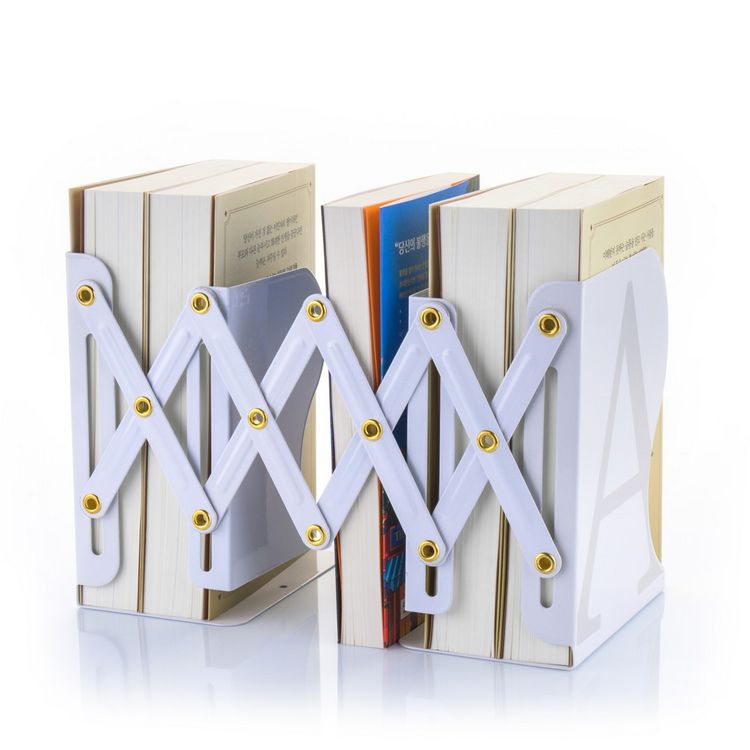 Produktbild: MyLibrary A-Z Metall-Buchregal Wei&szlig;