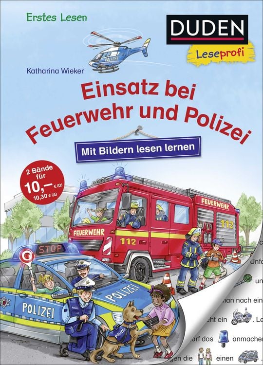 Bild vom Artikel Duden Leseprofi – Mit Bildern lesen lernen: Einsatz bei Feuerwehr und Polizei vom Autor Katharina Wieker