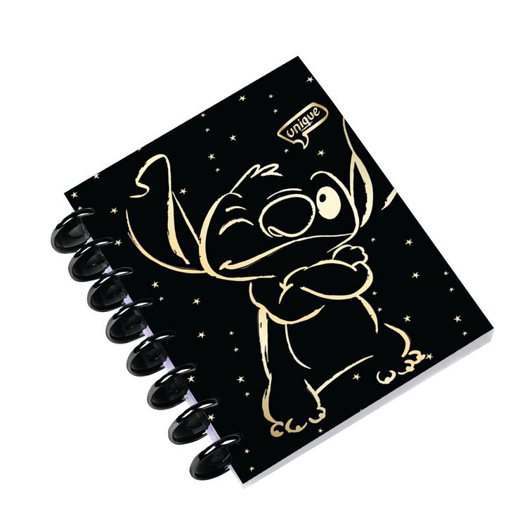 Produktbild: CoolPack Notizbuch Disney Stitch gold Design 2 DIN A5 Plastikringbindung