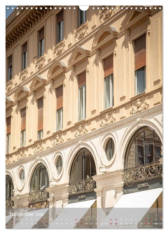 Produktbild: Turin. Geschichte und Architektur. (Wandkalender 2026 DIN A3 hoch), CALVENDO Monatskalender