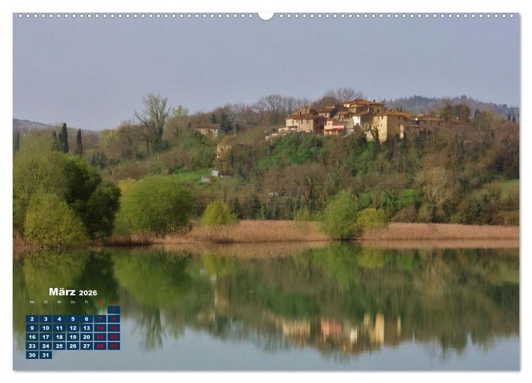Produktbild: Herrliches Arno Tal - Wanderurlaub in der Toskana (Wandkalender 2026 DIN A2 quer), CALVENDO Monatskalender