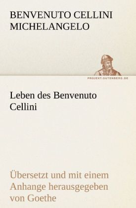 Produktbild: Leben des Benvenuto Cellini