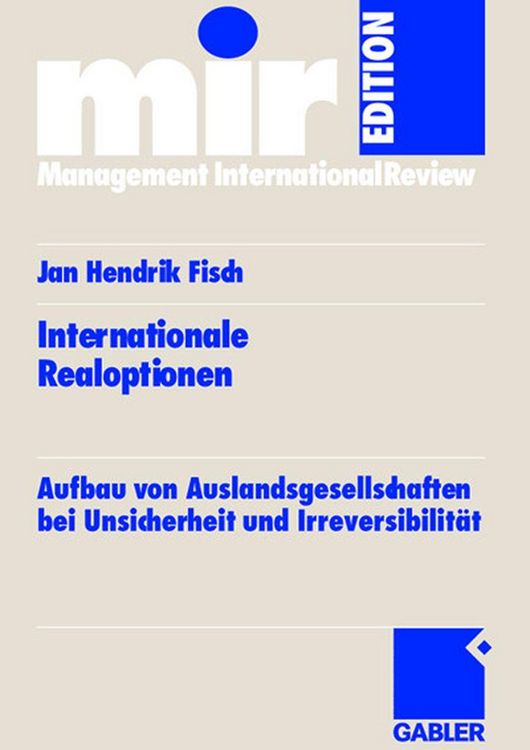 Produktbild: Internationale Realoptionen