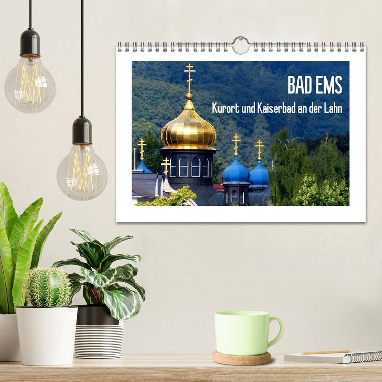 Produktbild: Bad Ems - Kurort und Kaiserbad an der Lahn (Wandkalender 2026 DIN A4 quer), CALVENDO Monatskalender
