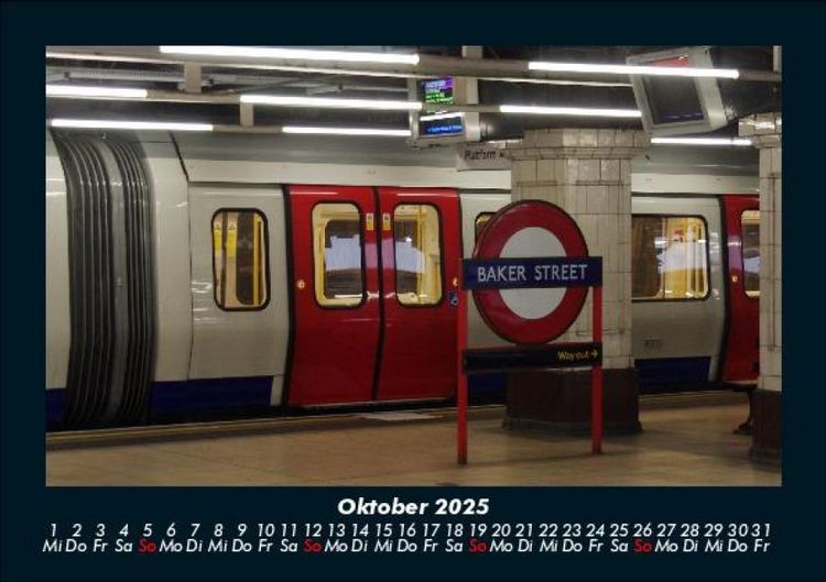 Produktbild: London 2025 Fotokalender DIN A5